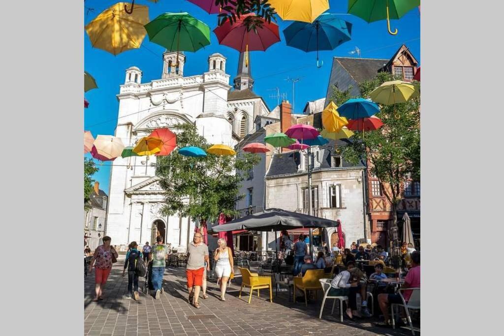 L'Escapade : Maison Centre-Ville Avec Cour Saumur Bagian luar foto